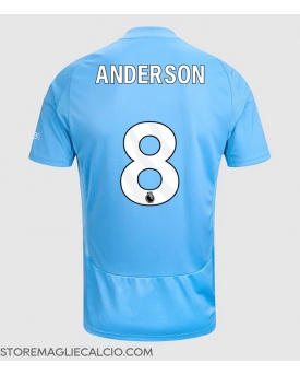 Nottingham Forest Elliot Anderson #8 Maglia Gara Terza Repliche 2024-25
